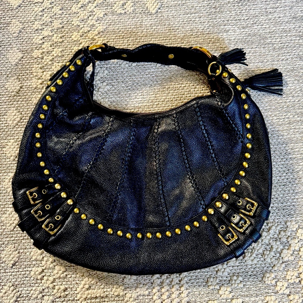 ISABELLA FIORE- large studded/buckle hobo